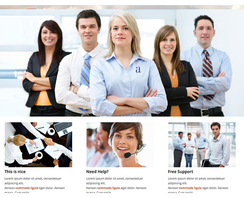 wordpress business theme