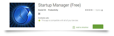 startup manager