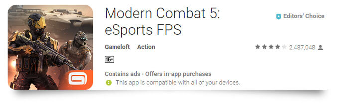 modern combat 5