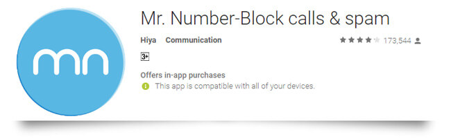 mr number call block app