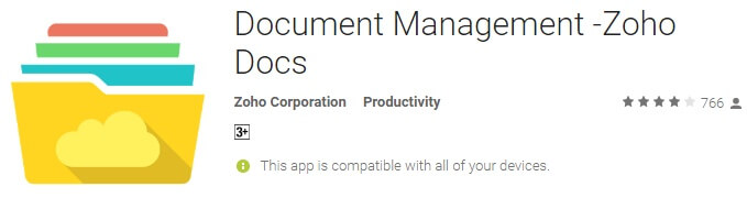 zoho docs standard