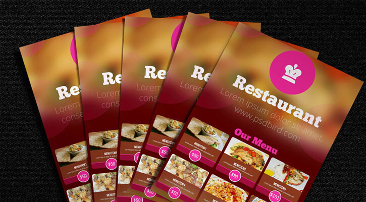 restaurant brochure feature image