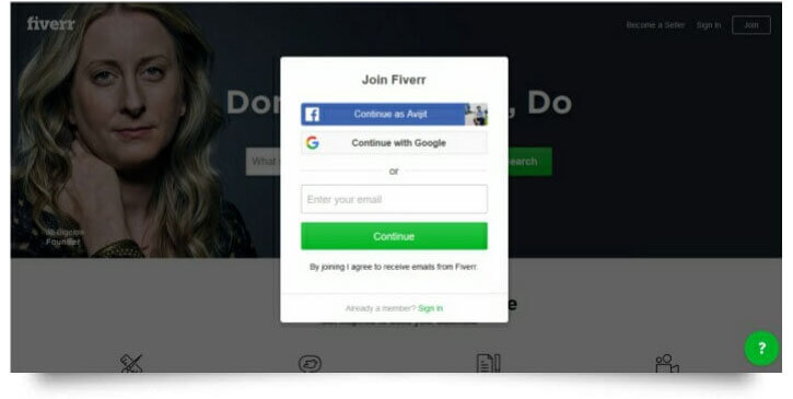 join fiverr