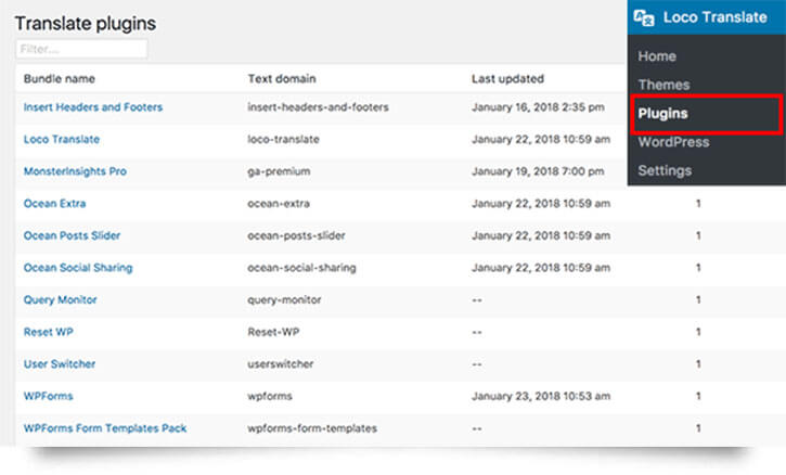 loco translate plugins