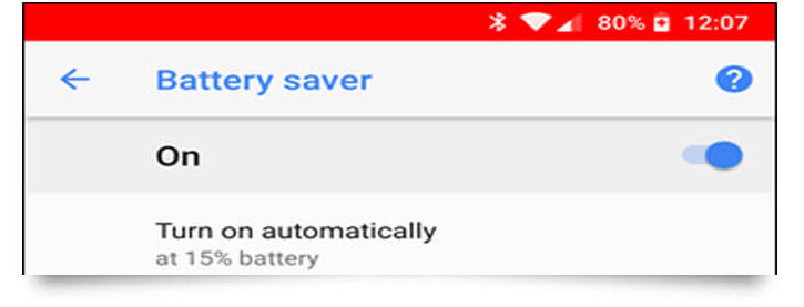 smartphone battery saver