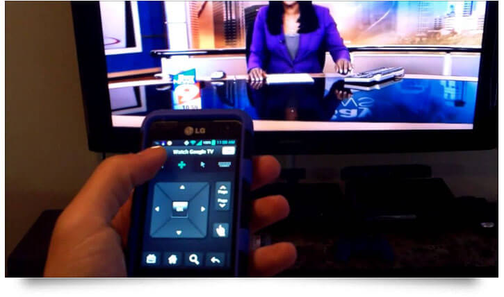 controlling tv with smartphone