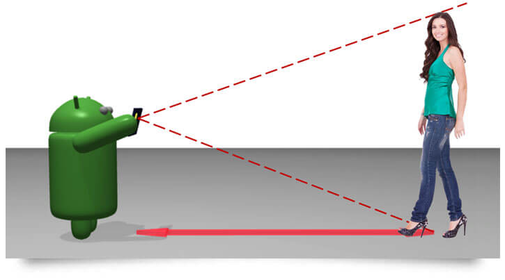 measuring distance with smartphone