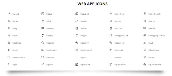 web app icons