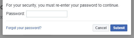 fb password