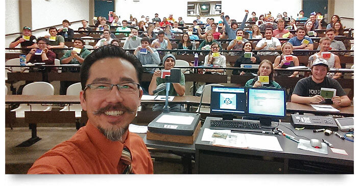 selfie with teacher