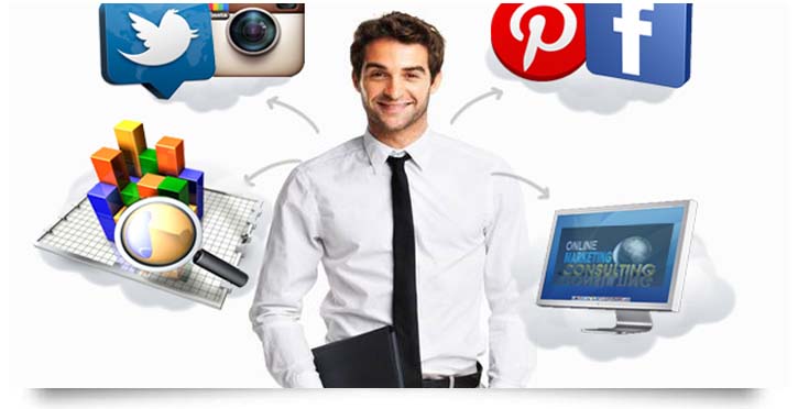 social media manager male