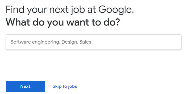 jobs in google