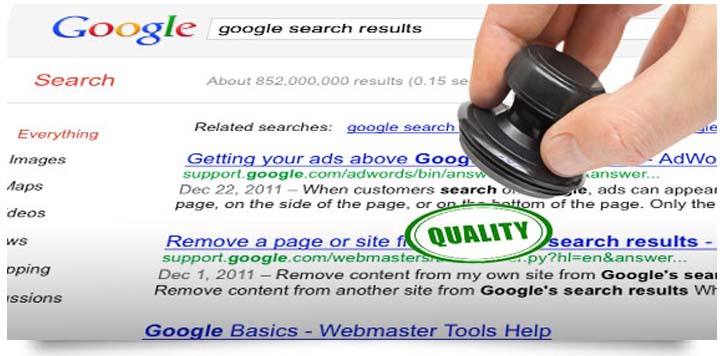 search result quality