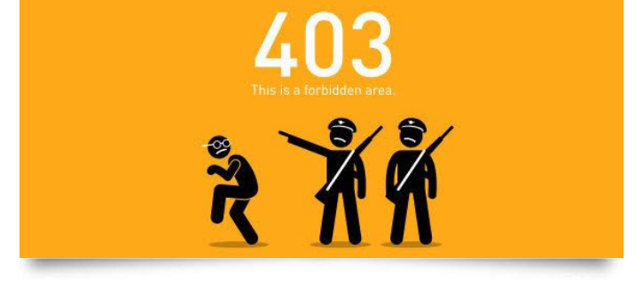 403 forbidden error