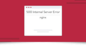 500 internal server error