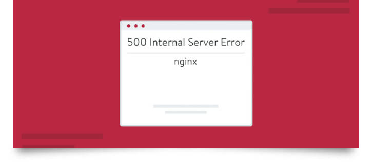 500 internal server error