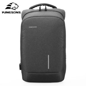 KINGSOONS 15“ Anti-Theft Laptop Backpack (Dark Gray)