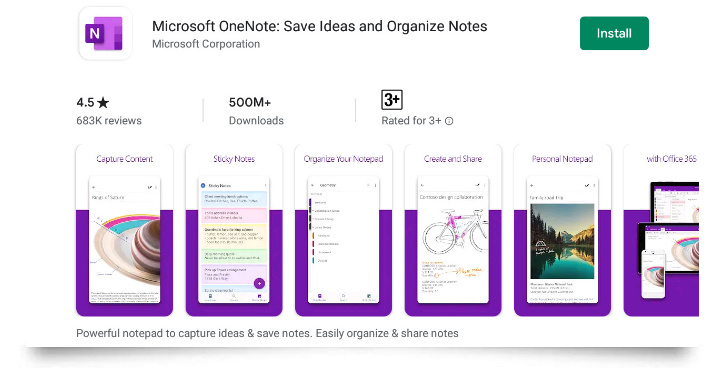 Microsoft onenote