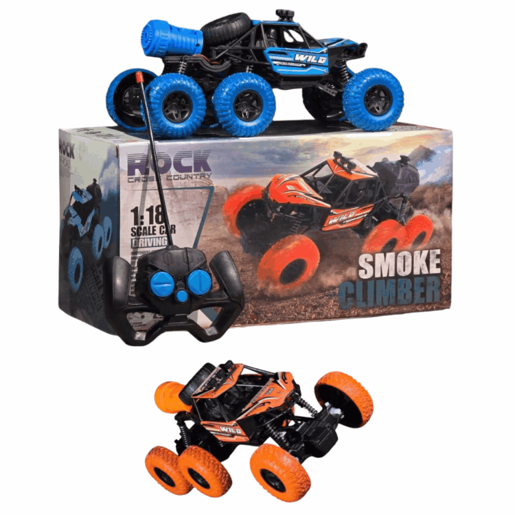 6-Wheel RC Smoke Climber