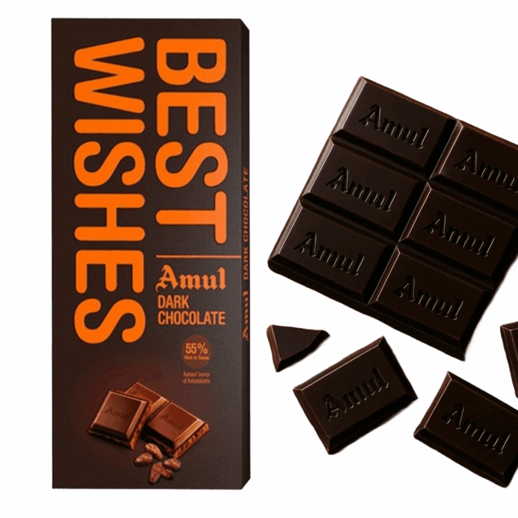 Amul Dark Chocolate 125g