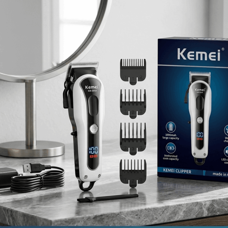 Kemei Hair Clipper & Trimmer Kit