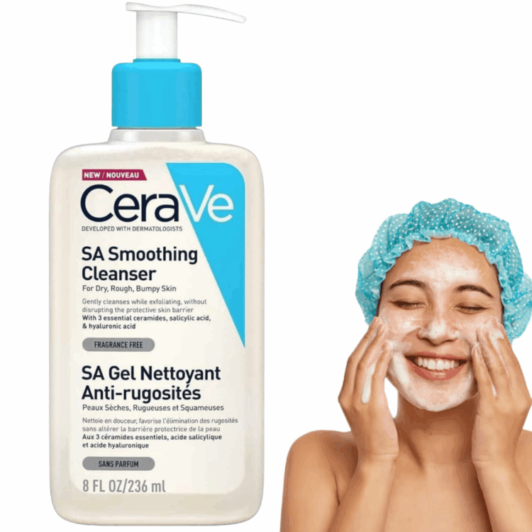 CeraVe SA Smoothing Cleanser for Dry Rough Bumpy Skin