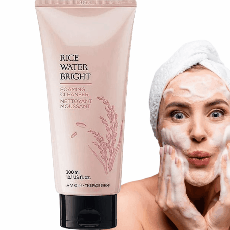 rice water bright foaming cleanser 300ml